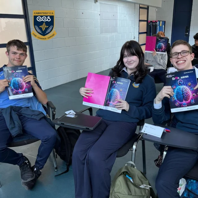 Our TYs were offered an opportunity to pilot the new JAI “Brainwaves” AI programme before it is rolled out next year. They learnt about how AI works, ethics and had some fun with ChatGPT 💙 #Care #Courage #Support #STEM @juniorachievementireland