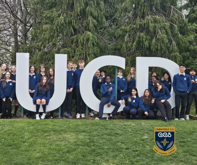 A group of 5th year students went to UCD last week for a guided tour. A fabulous day was had by all 💙 @universitycollegedublin #Care #Courage #Support